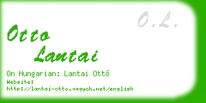 otto lantai business card